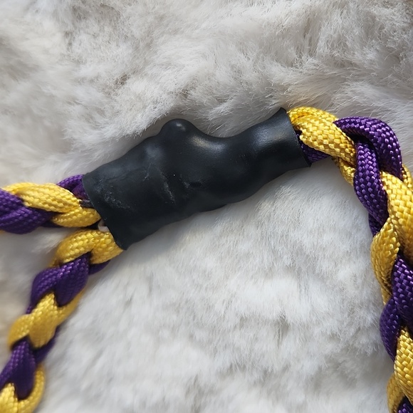 New purple and yellow nylon leash - Picture 9 of 10
